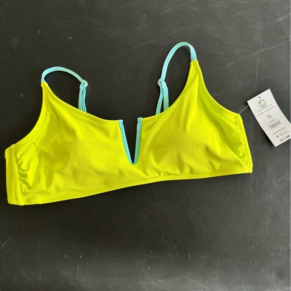 NWT, neon yellow top